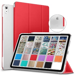 durasafe cases for ipad pro 129 3rd gen 2018 pc case a1876 mtel2hna mtem2hna a2014 mtfn2hna mtfl2hna mtfp2hna mtfq2hna a1983 mthn2hna mthu2hna mtja2hna mtj02hna mtjh2hna mtjn2hna - red