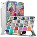 DuraSafe Cases for iPad Pro 12.9 3rd Gen 2018 PC Case A1876 MTEL2HN/A MTEM2HN/A A2014 MTFN2HN/A MTFL2HN/A MTFP2HN/A MTFQ2HN/A A1983 MTHN2HN/A MTHU2HN/A MTJA2HN/A MTJ02HN/A MTJN2HN/A - Diamond Grid