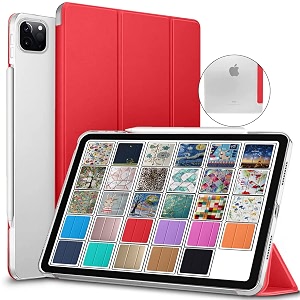 durasafe cases for ipad pro 129 6th 5th 4th gen pc case a2436 mhnf3hna mhng3hna mnxr3hna mnxt3hna a2378 mhnf3hna mhng3hna a2229 my2h2hna my2j2hna a2461 mhnh3hna mhnj3hna mhnk3hna - red