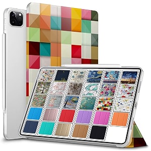 durasafe cases for ipad pro 129 6th 5th 4th gen pc case a2436 mhnf3hna mhng3hna mnxr3hna mnxt3hna a2378 mhnf3hna mhng3hna a2229 my2h2hna my2j2hna a2461 mhnh3hna mhnj3hna - color grid