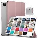 DuraSafe Cases for iPad Pro 12.9 6th 5th 4th Gen PC Case A2436 MHNF3HN/A MHNG3HN/A MNXR3HN/A MNXT3HN/A A2378 MHNF3HN/A MHNG3HN/A A2229 MY2H2HN/A MY2J2HN/A A2461 MHNH3HN/A MHNJ3HN/A - Rose Gold