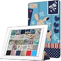 DuraSafe Cases for iPad PRO 12.9 Inch 2015 1st Gen [ Pro 12.9 1 ] A1652 A1584 ML3Q2HN/A ML3N2HN/A ML3K2HN/A ML0H2HN/A Printed Slim Protective PC Dual Angle Stand Clear Flip Back Cover - Puppy Friend