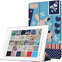 DuraSafe Cases for iPad PRO 12.9 Inch 2017 2nd Gen [ Pro 12.9 2 ] A1670 A1671 MQEF2HN/A MQED2HN/A MQEE2HN/A MQDC2HN/A Printed Slim Lightweight Protective PC Clear Flip Back Cover - Puppy Friend