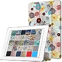 DuraSafe Cases for iPad PRO 12.9 Inch 2017 2nd Gen [ Pro 12.9 2 ] A1670 A1671 MQEF2HN/A MQED2HN/A MQEE2HN/A MQDC2HN/A Printed Slim Lightweight Protective PC Clear Flip Back Cover - Yarn Flowers