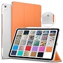 DuraSafe Cases for iPad PRO 12.9 Inch 2018 3rd Generation [ Pro 12.9 3 ] A1876 A2014 MTHN2HN/A MTHU2HN/A MTEL2HN/A MTEM2HN/A Slim Lightweight Protective PC Dual Angle Stand Cover - Orange