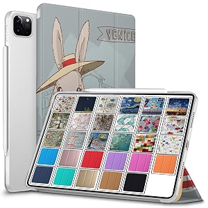 durasafe cases for ipad pro 129 inch 4th generation 2020 pc cover a2229 my2h2hna my2j2hna a2069 mxat2hna mxav2hna mxau2hna mxaw2hna a2233 my3k2hna my3j2hna mxfy2hna mxg02hna - bunny hat