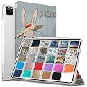 DuraSafe Cases for iPad Pro 12.9 inch 4th Generation 2020 PC Cover A2229 MY2H2HN/A MY2J2HN/A A2069 MXAT2HN/A MXAV2HN/A MXAU2HN/A MXAW2HN/A A2233 MY3K2HN/A MY3J2HN/A MXFY2HN/A MXG02HN/A - Bunny Hat