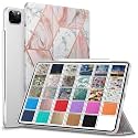 DuraSafe Cases for iPad Pro 12.9 inch 4th Generation 2020 PC Cover A2229 MY2H2HN/A MY2J2HN/A A2069 MXAT2HN/A MXAV2HN/A MXAU2HN/A MXAW2HN/A A2233 MY3K2HN/A MY3J2HN/A MXFY2HN/A MXG02HN/A - Marble Pink