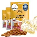 iPaw Turkey Dog Treats, SQF-Certified Production Process Dog Chew