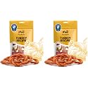 iPaw Turkey Dog Treats, SQF Certified Human Grade Dog Treat, Suitable for Training Chew, Hypoallergenic, Rawhide Alternative, Ring (Duck Liver) (Pack of 2)