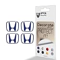 IPG Compatible with Accord Civic Element CRV CRZ JDM Center Cap Overlay Wheel Tire Decals Stickers (Logo: 2" / Center Cap:2.25") (4 Units) Personalize Your Vehicle (Navy Blue)