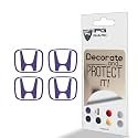 IPG Compatible with Accord Civic Element CRV CRZ JDM Center Cap Overlay Wheel Tire Decals Stickers (Logo: 2" / Center Cap:2.25") (4 Units) Personalize Your Vehicle (Gloss Lavender)