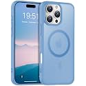 Temdan for iPhone 16 Pro Max Case, Compatible with Magsafe, Anti-Yellowing, Military-Grade Protection, Shockproof Slim Magnetic Phone Case Cover, Sierra Blue