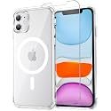 Temdan for iPhone 11 Case with Screen Protector Clear