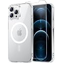 Temdan for iPhone 12/12Pro Case with Screen Protector Clear