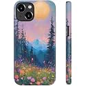 for iPhone 13 Mini Case Cute, Wireless Charging Compatible
