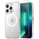 Temdan for iPhone 13 Pro Max Case with Screen Protector Clear