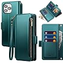for iPhone 14 Pro Max Wallet Case with Card Holder,Indigo Blue