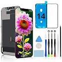 for iPhone 14 Screen Replacement Kit, 6.1" FHD LCD Touch Display Assembly
