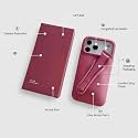 iPhone 15 Series Silicone Phone Case with Built-in Lip Tint Holder and 1 Liptint | Soft Slim Cover for Women &amp; Girls | Makeup Slot Back Cover (Salty tan, iPhone 15)