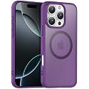 Temdan for iPhone 16 Case Dark Purple