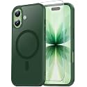 Temdan for iPhone 17 Case with Screen Protector Alpine Green