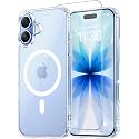 Temdan for iPhone 17 Case with Screen Protector Clear