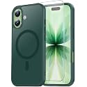 Temdan for iPhone 17 Case with Screen Protector Forest Green