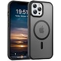 Temdan for iPhone 13 Pro Max Case, Compatible with Magsafe, Anti-Yellowing, Military-Grade Protection, Shockproof Slim Magnetic Phone Case Cover, Black