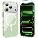 Temdan for iPhone 18 Pro Case/iPhone 17 Pro Case, Green