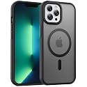 Temdan for iPhone 13 Pro Case, Compatible with Magsafe, Anti-Yellowing, Military-Grade Protection, Shockproof Slim Magnetic Phone Case Cover, Black