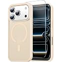 Temdan for iPhone 18 Pro Max Case/iPhone 17 Pro Max Case, Beige