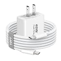 iPhone 18 Pro Max Charger Fast Charging 10FT, 40W USB C Charger Block&amp;Cable