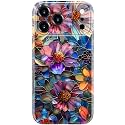 for iPhone 18 Pro Case, Cute Floral Trendy Cover for Women