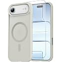 Temdan for iPhone AIR Case with Screen Protector Antique White