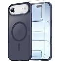 Temdan for iPhone AIR Case with Screen Protector Dark Purple