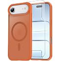 Temdan for iPhone AIR Case with Screen Protector Orange