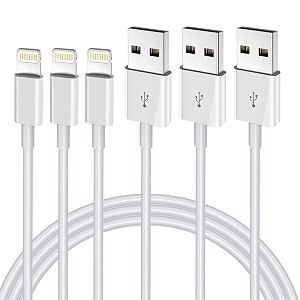 iphone charger 3ft apple mfi certified lightning cable original 3pack usb power fast charging data sync transfer cord compatible with iphone 131211 pro maxxs maxxrxsx87plus6s6se5s3ft