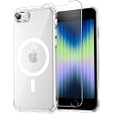 Temdan for iPhone SE Case with Screen Protector Clear