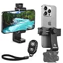 iPhone Tripod Mount Adapter with Bluetooth Remote - Fits All Phones