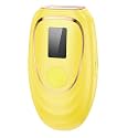 Laser Hair Removal Device, at-Home IPL Hair Removal for Women & Men - Safe 45°F Ice-Cooling Contact for Painless & Long-Lasting Results, 86% Hair Reduction in 3 Weeks for Full Body, Yellow