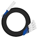 ipolex 100G QSFP28 to 4X 25G SFP28 Breakout DAC Cable, 100G QSFP28 Direct Attach Copper Twinax Cable for Cisco QSFP-4SFP25G-CU2M, 2-Meter(6.6ft)