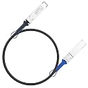 ipolex 100G QSFP28 DAC Cable - 100GBASE-CR4 Passive Copper Twinax Cable, 0.5M (1.6ft) | Compatible with Cisco QSFP-100G-CU0.5M, Ubiquiti, Supermicro, Netgear, and More