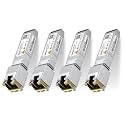 ipolex 10G SFP+ to RJ45 Transceiver, 10GBase-T Copper SFP+ Module, 10Gb Ethernet Adapter for Cisco SFP-10G-T, Ubiquiti UniFi UACC-CM-RJ45-MG, Netgear, TP-Link, Synology and More, 4 Pack