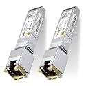 ipolex 10G SFP+ to RJ45 Transceiver, 10GBase-T Copper SFP+ Module, 10Gb Ethernet Adapter for Cisco SFP-10G-T, Ubiquiti UniFi UACC-CM-RJ45-MG, Netgear, TP-Link, Synology and More, 2 Pack