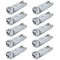 ipolex SFP+ 10GBase SR LC Multimode Module, 10G Fiber SFP Transceiver for Cisco SFP-10G-SR, Ubiquiti UniFi UACC-OM-MM-10G, Meraki MA-SFP-10GB-SR, Mikrotik and More, 850nm, up to 300M, 10 Pack