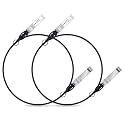 ipolex SFP+ DAC Twinax Cable, 10G Direct Attach Copper(DAC) Patch Passive Cable, for Cisco SFP-H10GB-CU0.5M, Ubiquiti UniFi, Meraki, Mikrotik, and More, 2 Pack