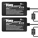 iPower 4 by 7 Inch 4W Reptile Heating Pad with Adjustable Thermostat, Under Tank Warmer Terrarium Heat Mat for Turtles/Snakes/Lizards/Frogs, 2 Pack