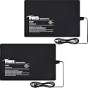 iPower 8x12 Inch Reptile Heat Pad Under Tank Heater, Energy-Efficient & Waterproof Design Terrarium Warmer Mat for Turtles, Lizards, Snakes, 2 Pack