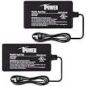 iPower 4x7 Inch Reptile Heat Pad Under Tank Heater, Energy-Efficient &amp; Waterproof Design Terrarium Warmer Mat for Turtles, Lizards, Snakes, 2 Pack